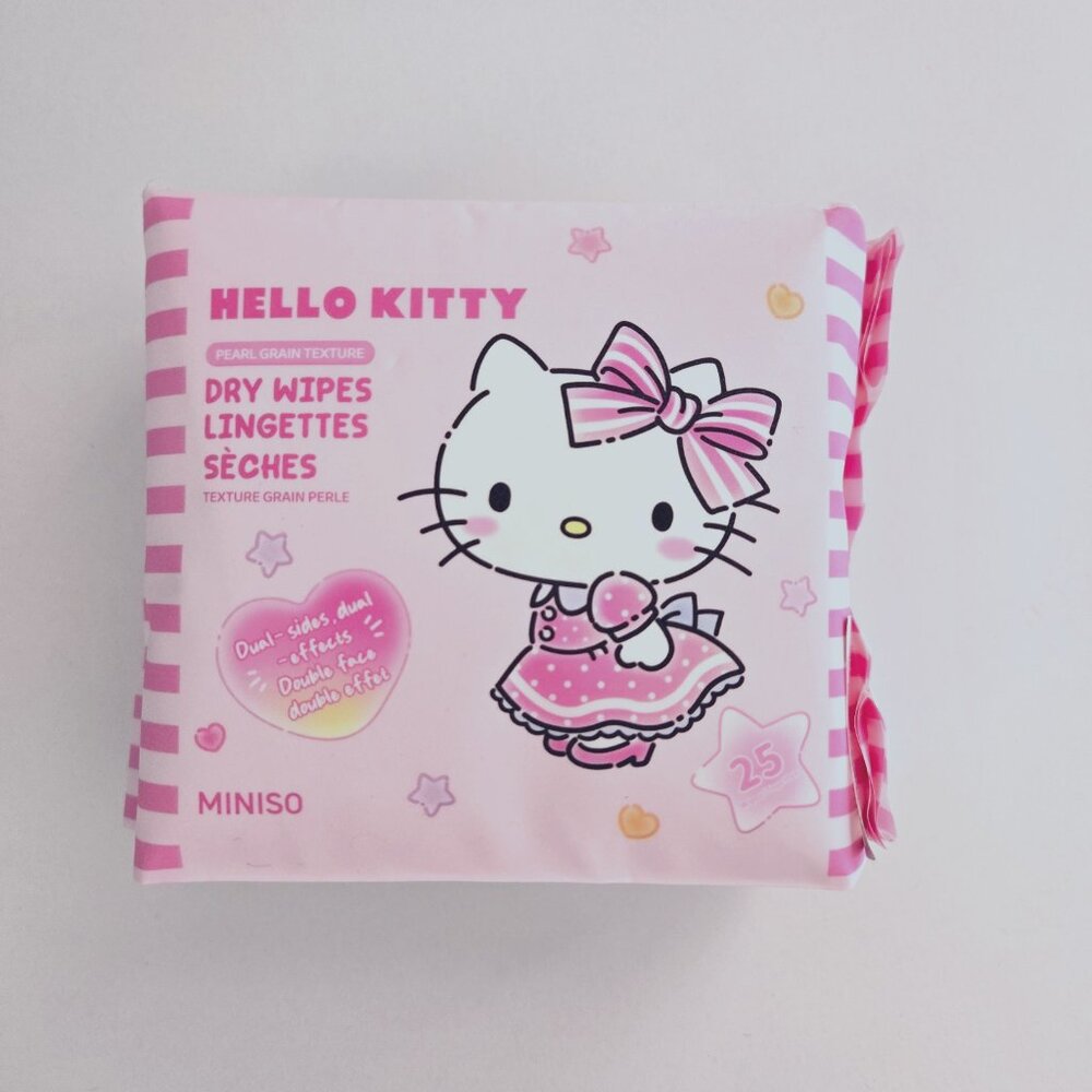 Hello Kitty Dry Wipes - 25 Count